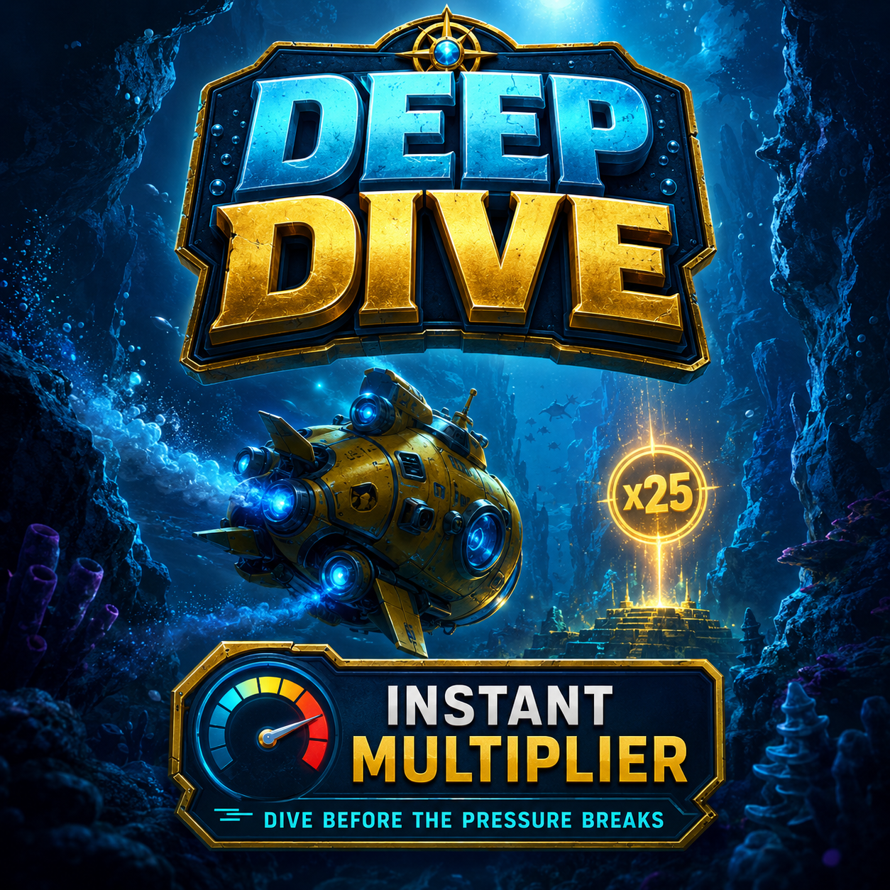 Deep Dive promotional card concept
